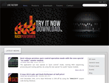 Tablet Screenshot of livefactory.com